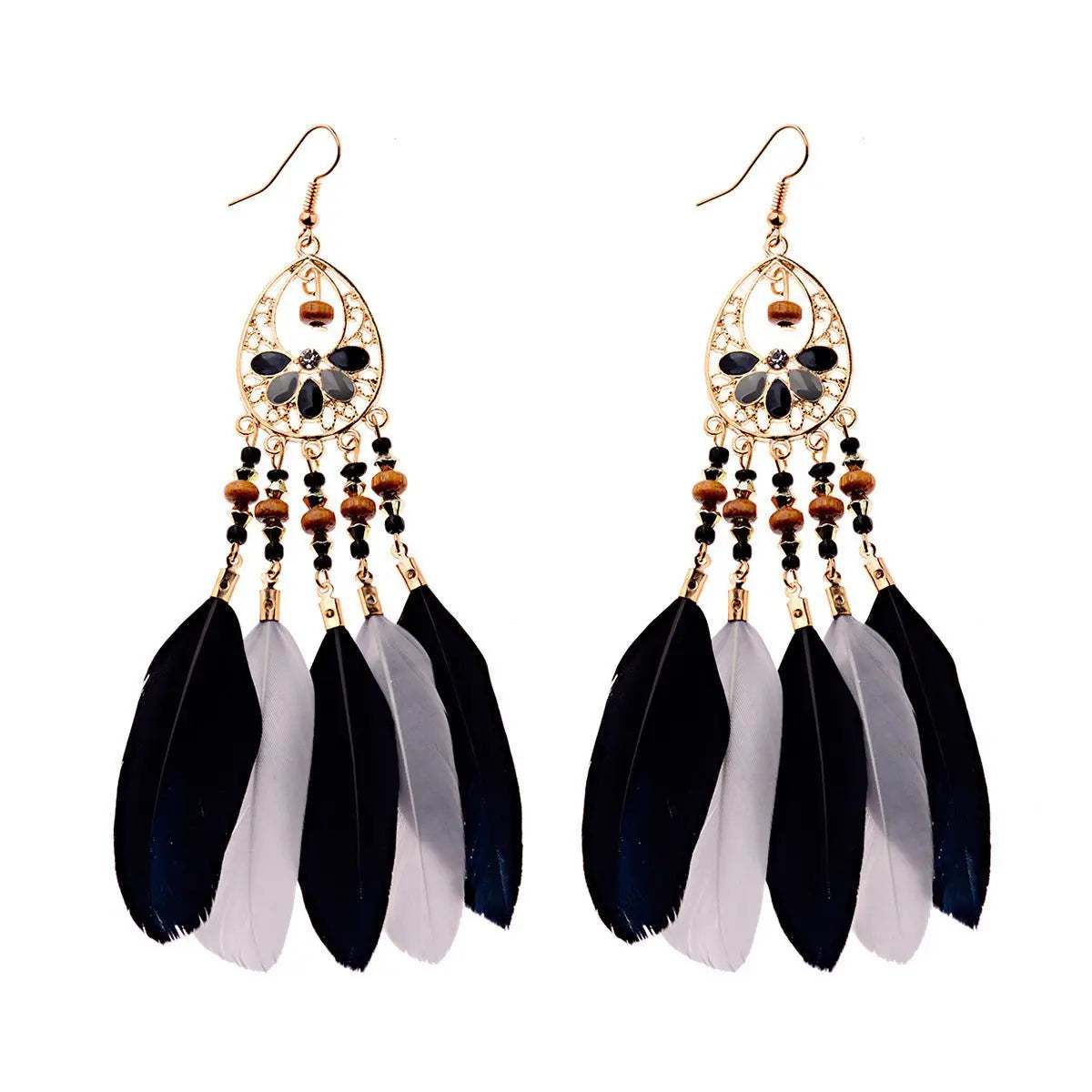 Feather Earrings: Bohemian Flair for Every Occasion-Jewearrings