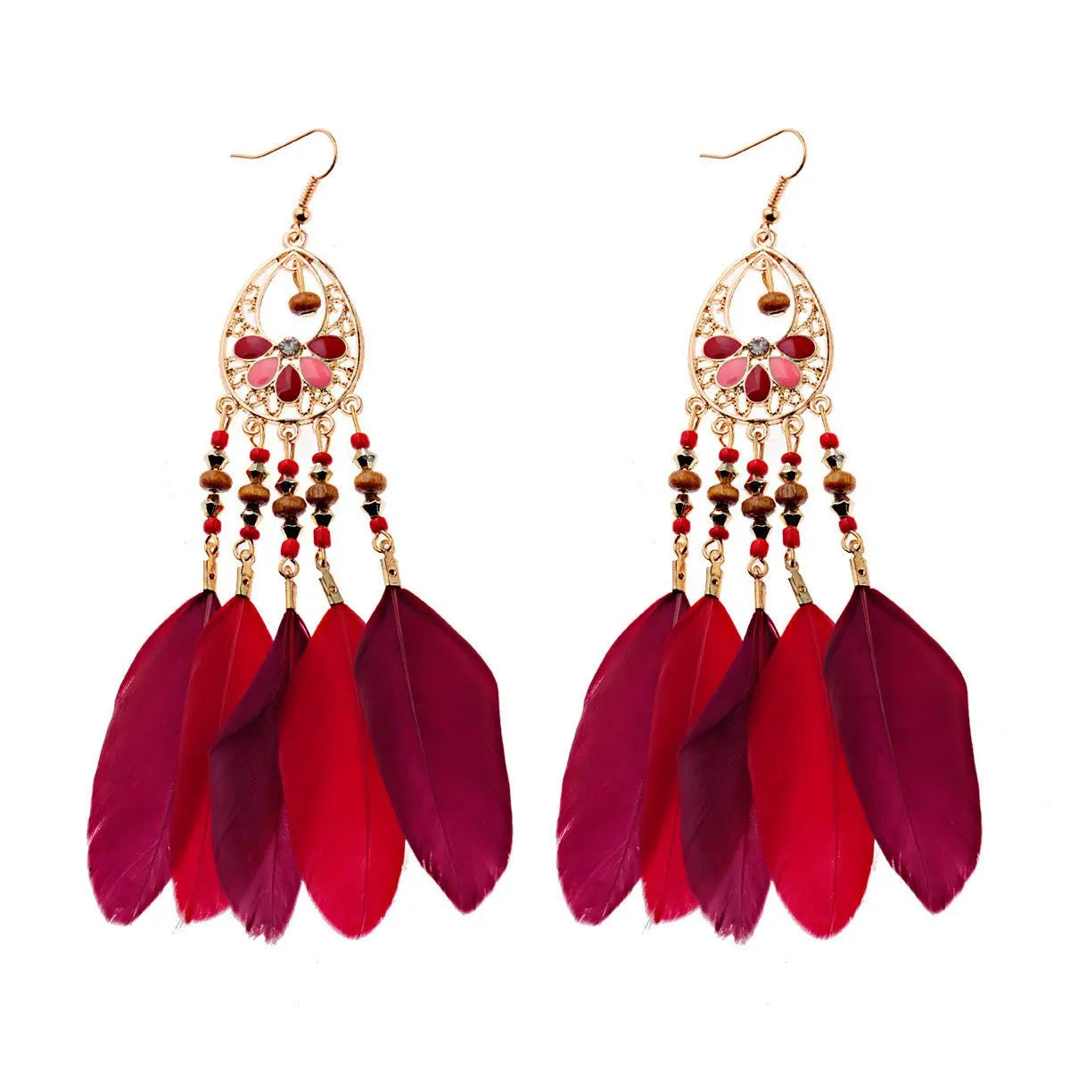 Feather Earrings: Bohemian Flair for Every Occasion-Jewearrings