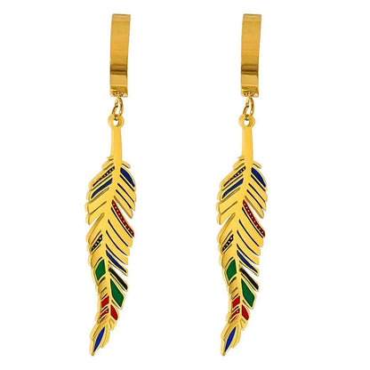 Feather Earrings: Bohemian Flair for the Free Spirit-Jewearrings