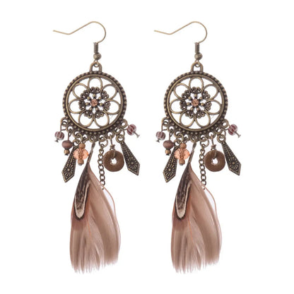 Feather Earrings: Bohemian & Retro Style-Jewearrings