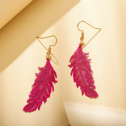 Feather Earrings: Bohemian Style-Jewearrings