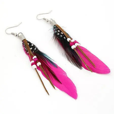 Feather Earrings: Bohemian Style for a Touch of Nature-Jewearrings