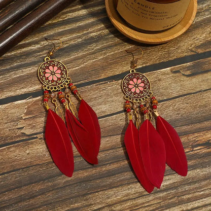 Feather Earrings: Boho Style & Personalized Flair-Jewearrings