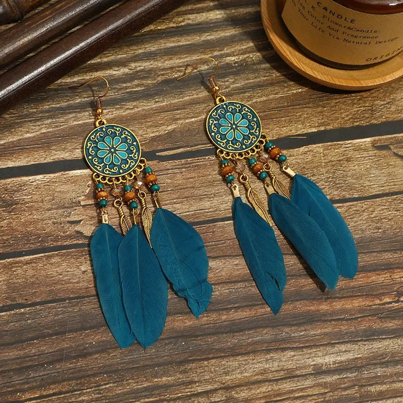 Feather Earrings: Boho Style & Personalized Flair-Jewearrings