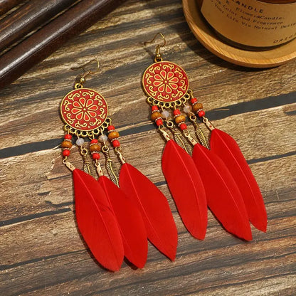 Feather Earrings: Boho Style & Personalized Flair-Jewearrings