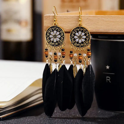 Feather Earrings: Boho Style & Personalized Flair-Jewearrings