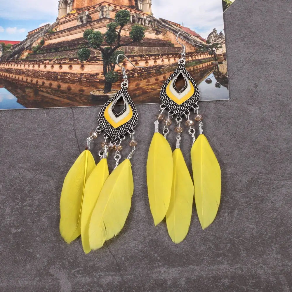 Feather Earrings: Channel Your Inner Fairy-Jewearrings