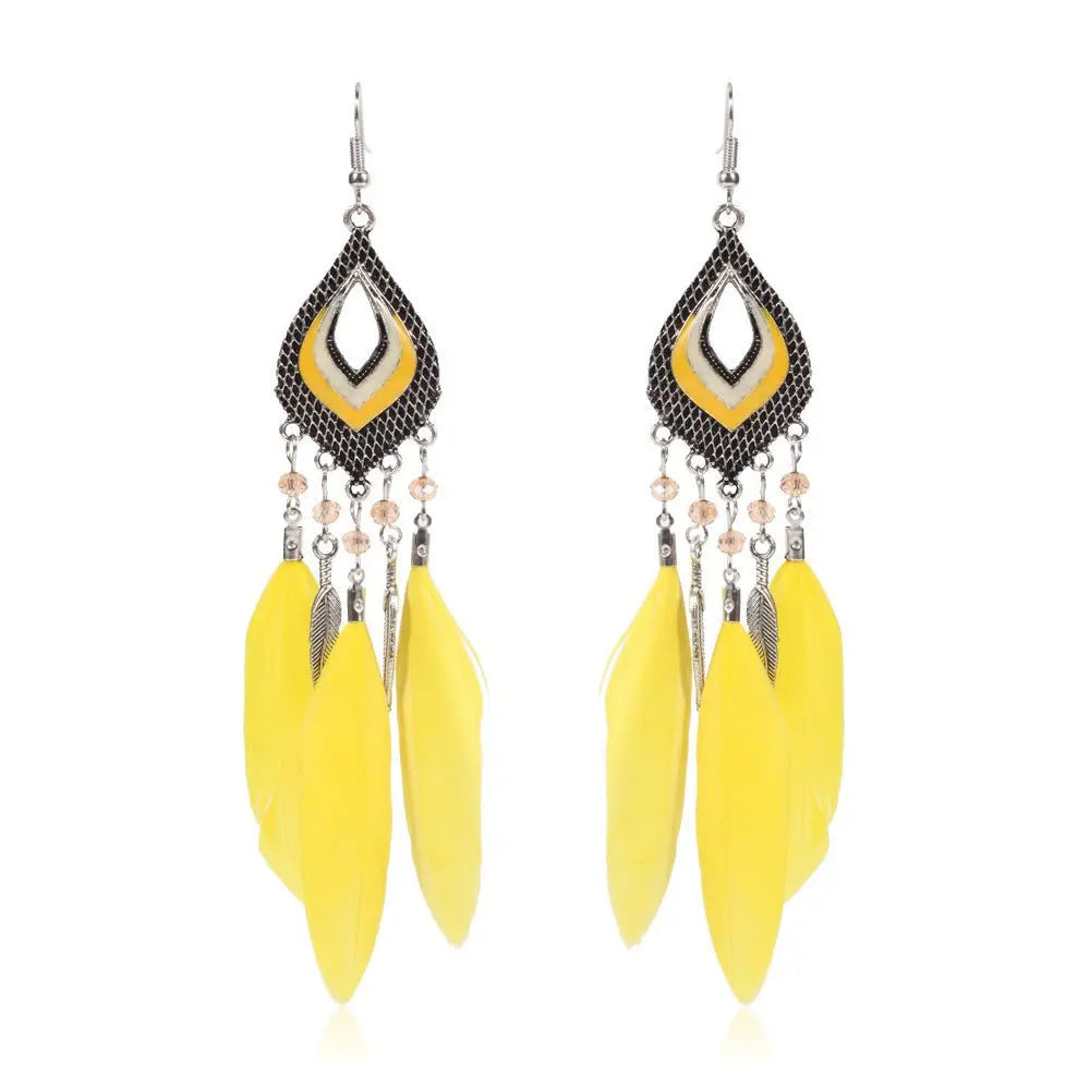 Feather Earrings: Channel Your Inner Fairy-Jewearrings