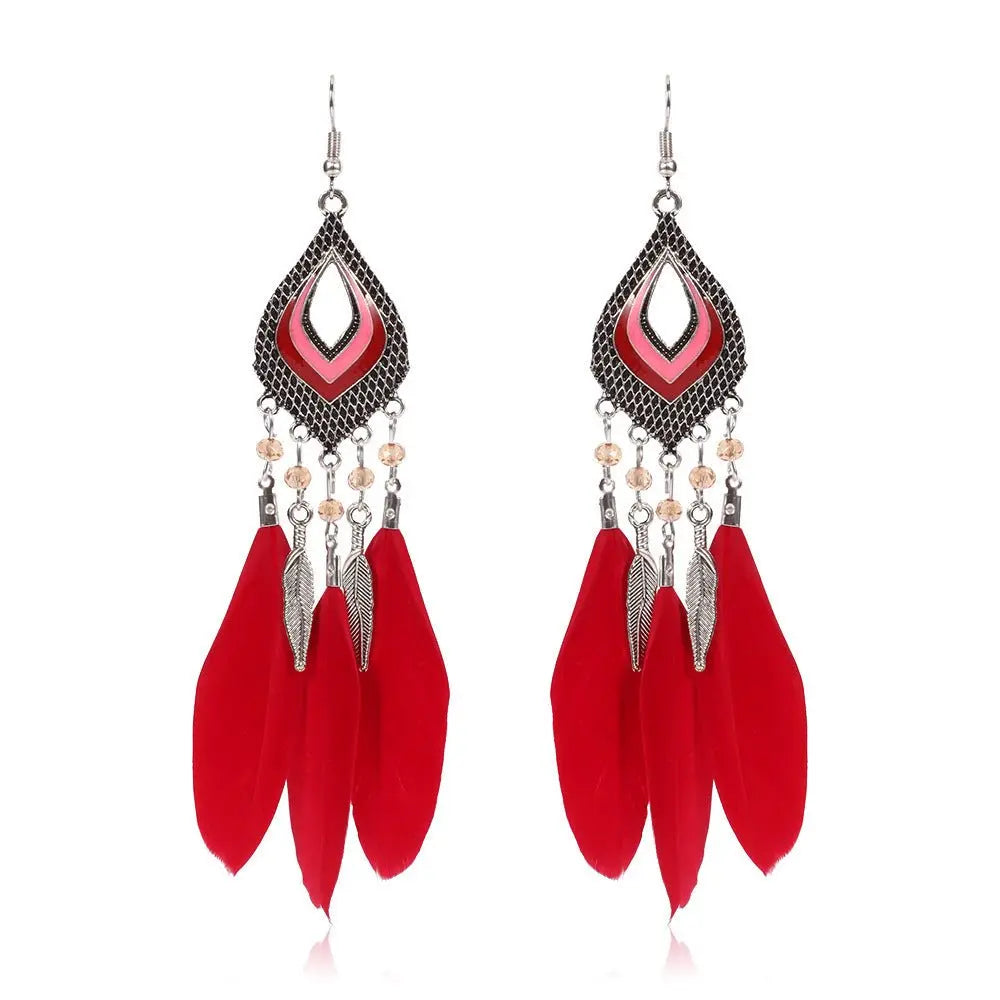 Feather Earrings: Channel Your Inner Fairy-Jewearrings