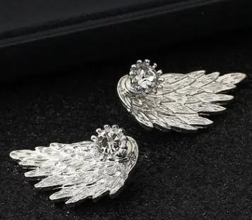 Feather Earrings European & American Retro Angel Wings-Jewearrings