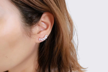 Feather Earrings: Feather-shaped women's earrings-Jewearrings