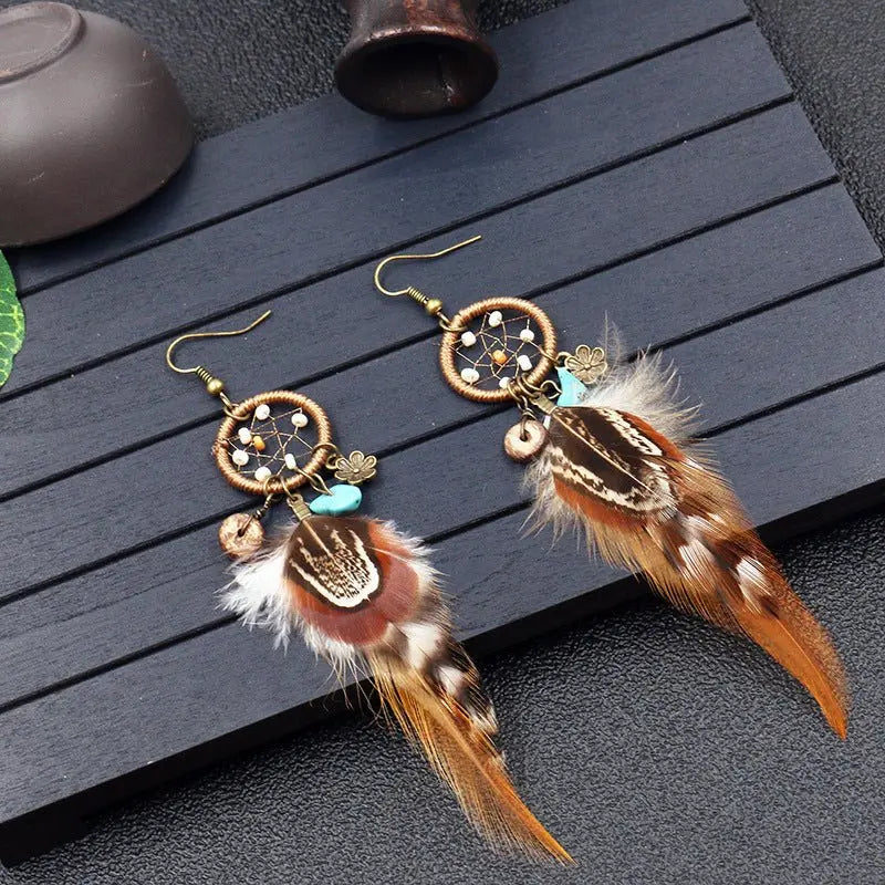 Feather Earrings: Lightweight Bohemian Style-Jewearrings