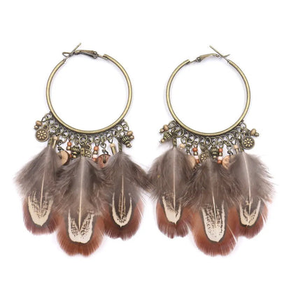 Feather Earrings: Lightweight Bohemian Style-Jewearrings