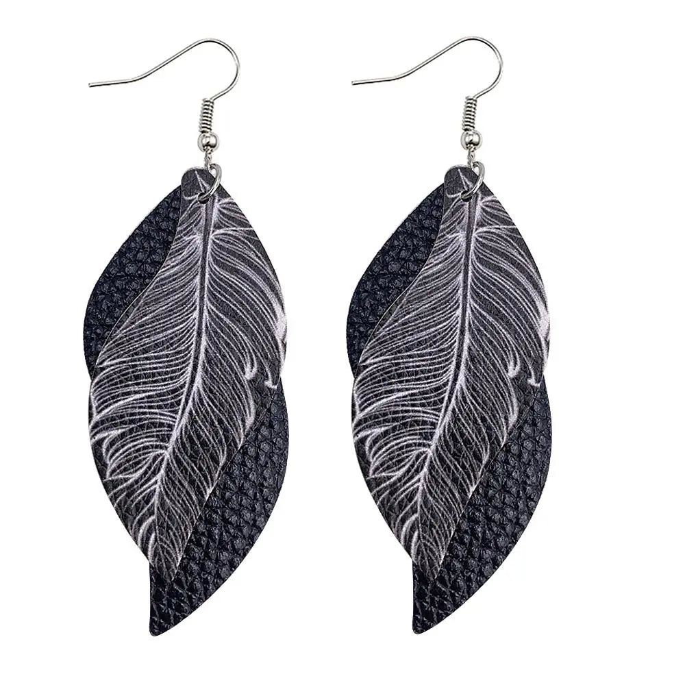 Feather Earrings: Lightweight Boho Style for Every Outfit-Jewearrings