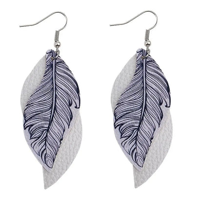 Feather Earrings: Lightweight Boho Style for Every Outfit-Jewearrings