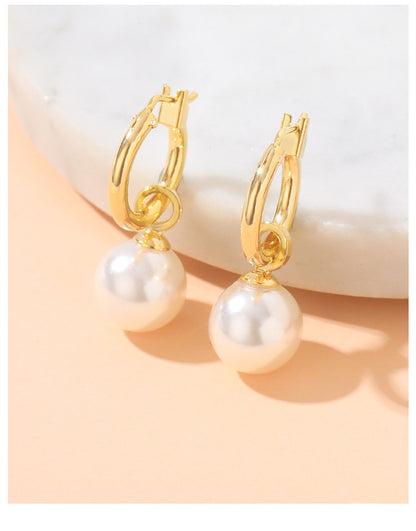 Minority Design Of Pearl Earrings Is Simple And Fashionable-Jewearrings