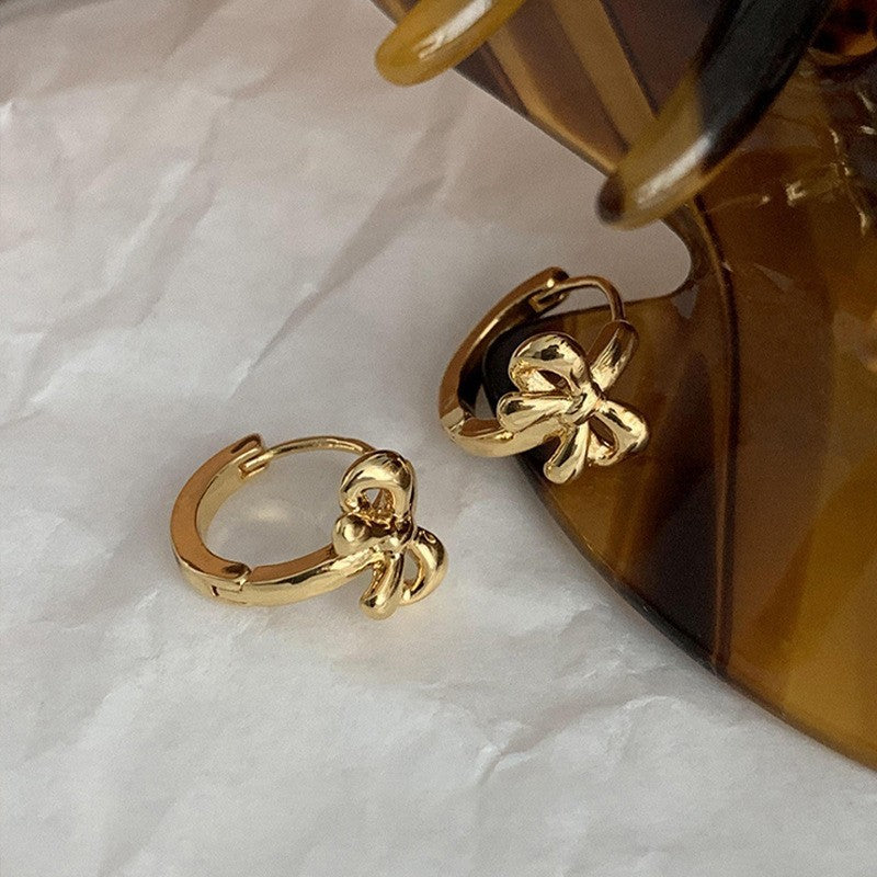 Simple Fashion Graceful Bow Earrings For Women-Jewearrings