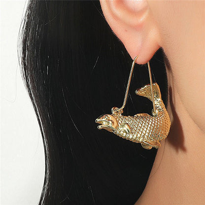 Fish Earrings Personalized Fish Shape Earrings-Jewearrings