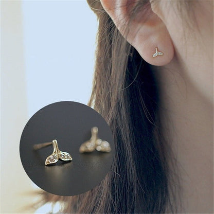 Fish Earrings Sterling Silver Plated 14K-Jewearrings