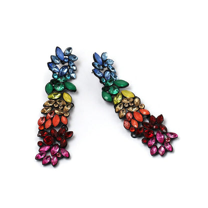 Flower Acrylic Earrings Women's Temperament Earrings-Jewearrings