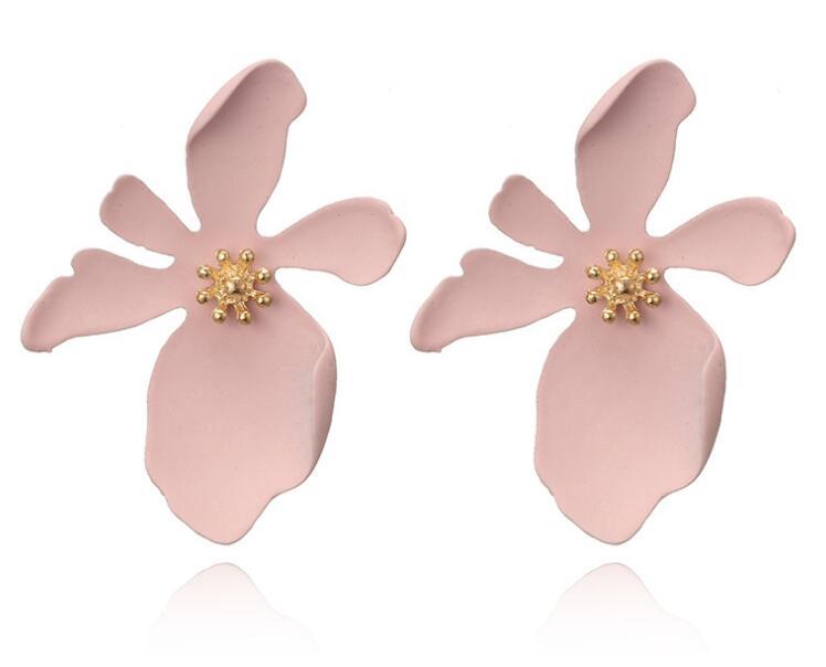 Flower Stud Earrings-Jewearrings