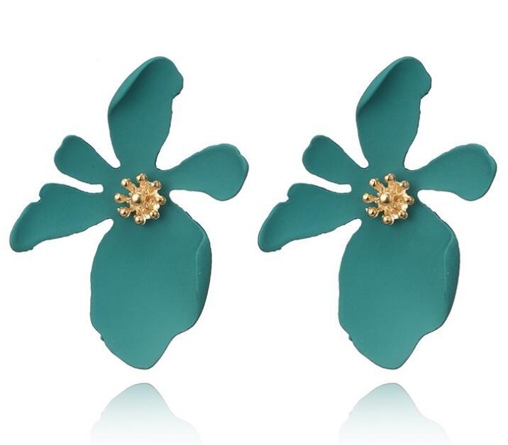 Flower Stud Earrings-Jewearrings