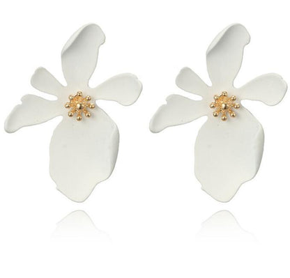 Flower Stud Earrings-Jewearrings