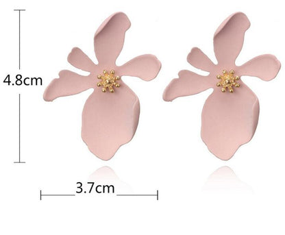 Flower Stud Earrings-Jewearrings