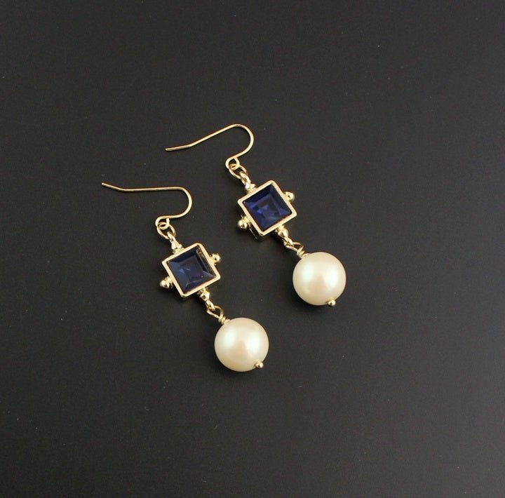 French Baroque High-end Fashion Female Pearl Alloy Series Exquisite INS Style Earrings-Jewearrings