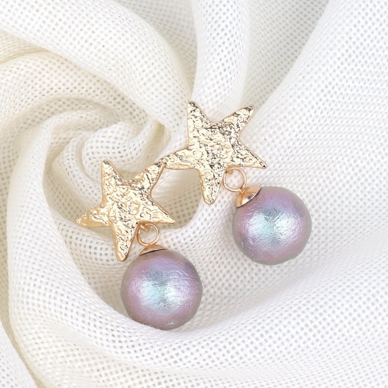 French Baroque High-end Fashion Female Pearl Alloy Series Exquisite INS Style Earrings-Jewearrings