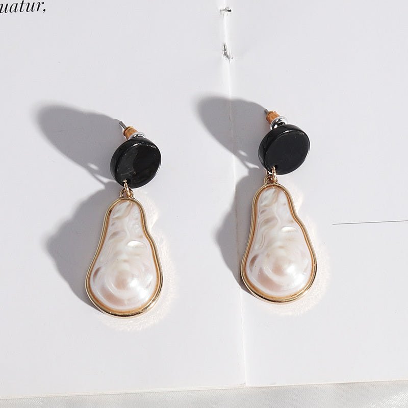 French Baroque High-end Fashion Female Pearl Alloy Series Exquisite INS Style Earrings-Jewearrings