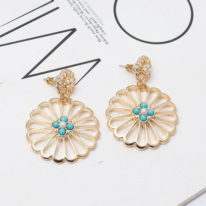 French Baroque High-end Fashion Female Pearl Alloy Series Exquisite INS Style Earrings-Jewearrings