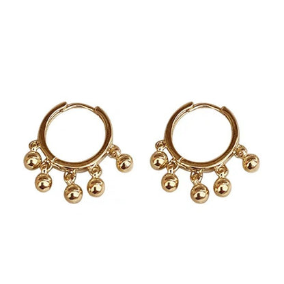 French Circle Hoop Earrings-Jewearrings