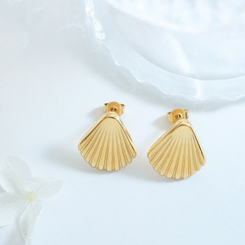 French Romantic Shell Earrings Popular Ornament-Jewearrings