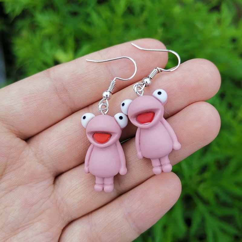 Frog Earrings Resin Animal Earrings-Jewearrings