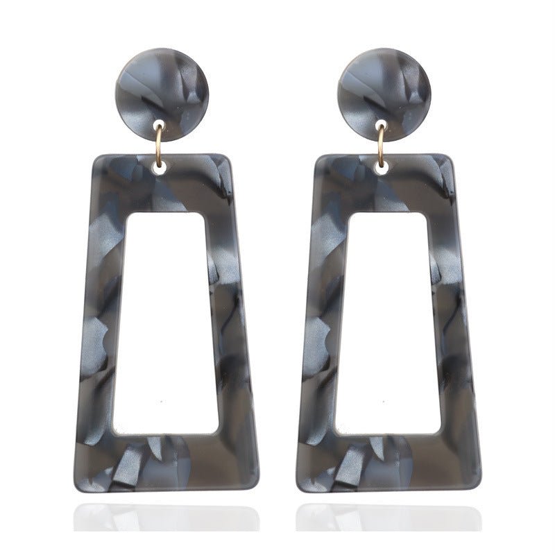 Geometric Acrylic Irregular Earrings Summer Beauty Jewelry-Jewearrings