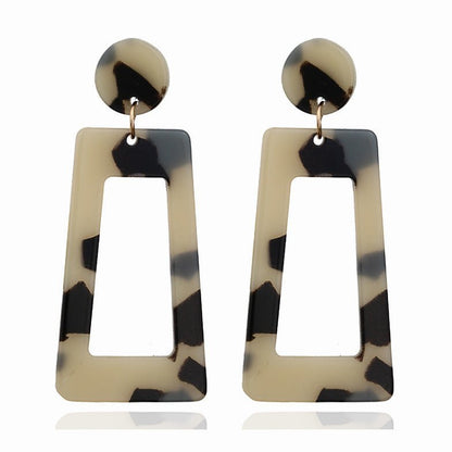 Geometric Acrylic Irregular Earrings Summer Beauty Jewelry-Jewearrings