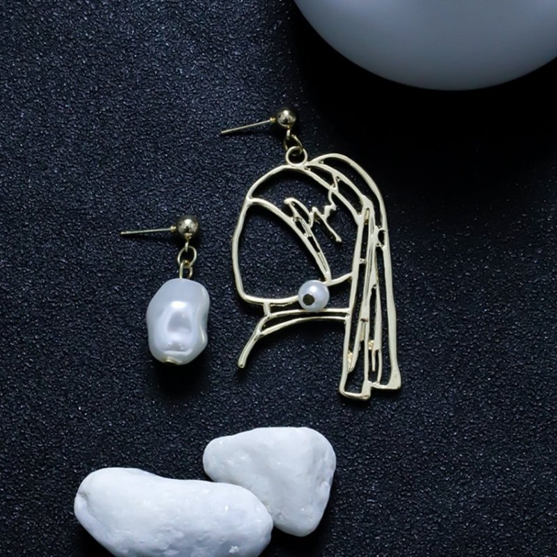 Girl Metal Quality Earrings Ear Clip With Pearl-Jewearrings