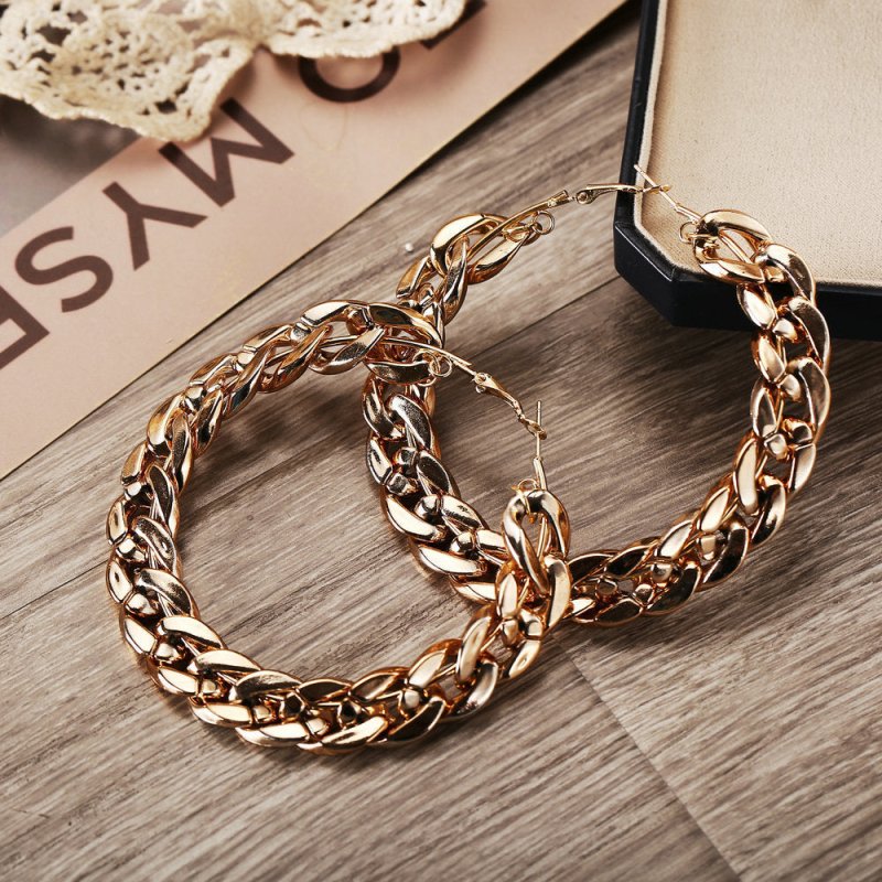 Gold alloy earrings-Jewearrings