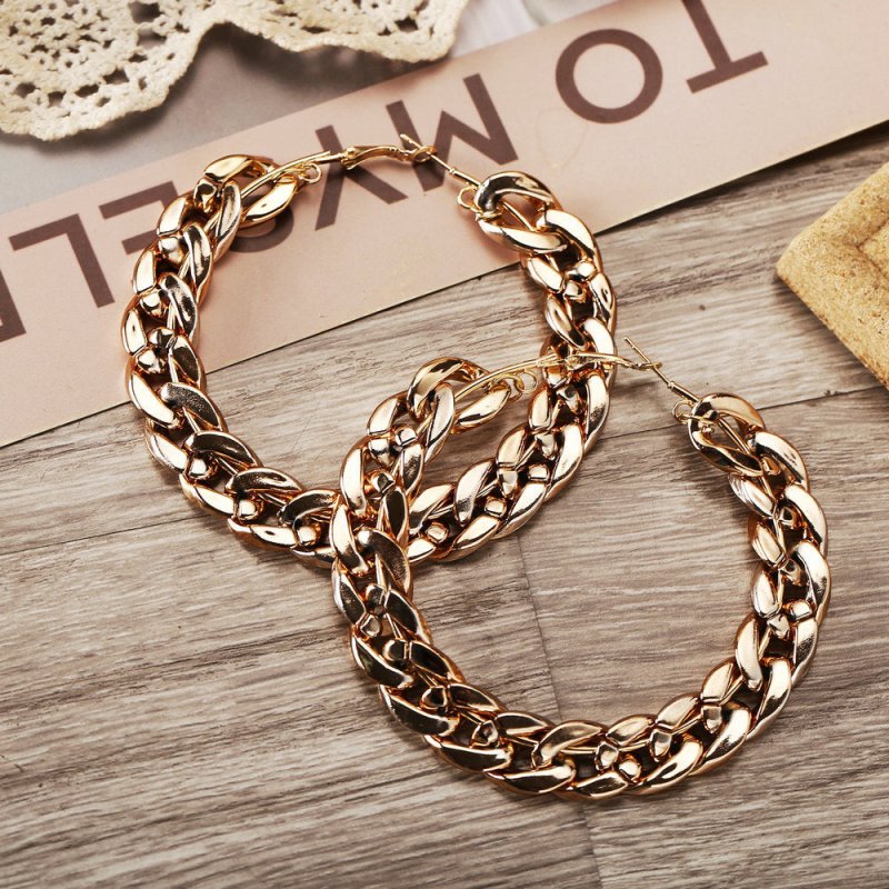 Gold alloy earrings-Jewearrings