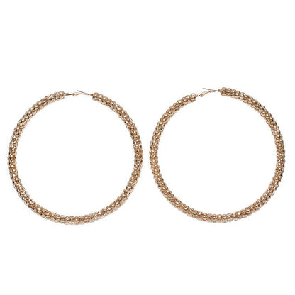 Gold Hoop Earrings Fashion In Europe And America-Jewearrings