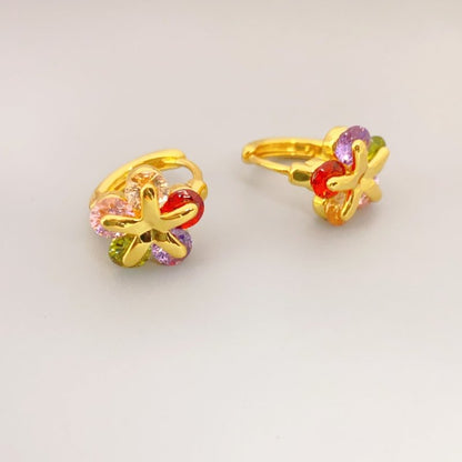 Gold Light Luxury Petite Earrings Women-Jewearrings