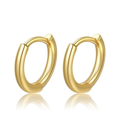 Gold-plated Simple Earrings Copper Ornaments Ear Clip-Jewearrings