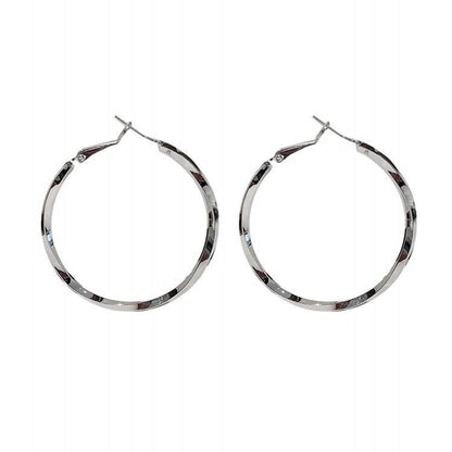 Golden Hoop Fashionable Women Circle Big Earrings Temperament-Jewearrings