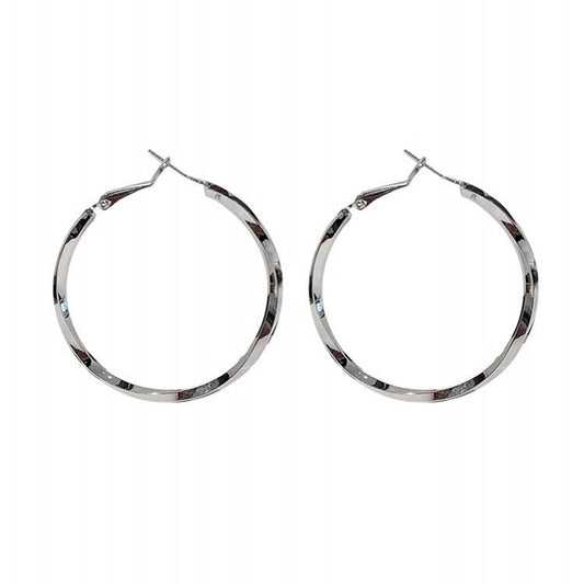 Golden Hoop Fashionable Women Circle Big Earrings Temperament-Jewearrings