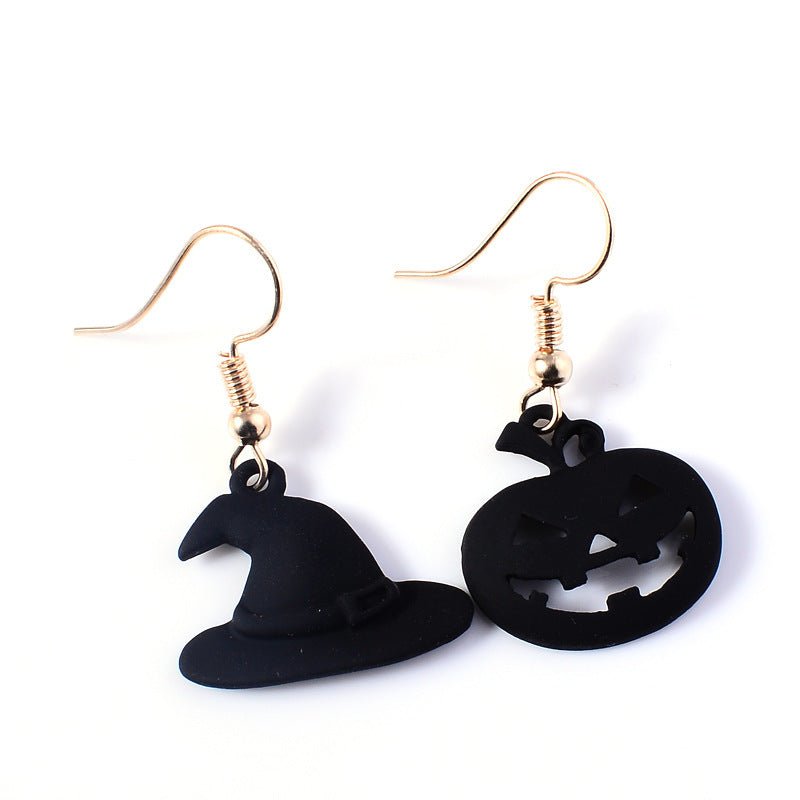 Halloween Accessories Horror Funny Pumpkin Ghost Demon Earrings-Jewearrings