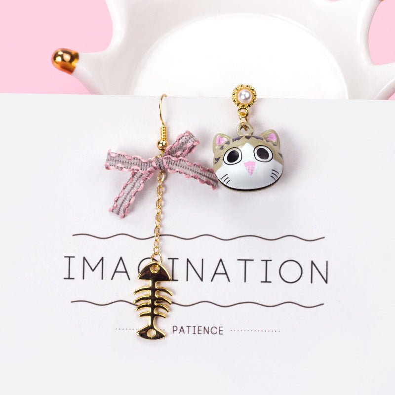 Handmade Acrylic Children'S Fun Animal Long Earrings-Jewearrings