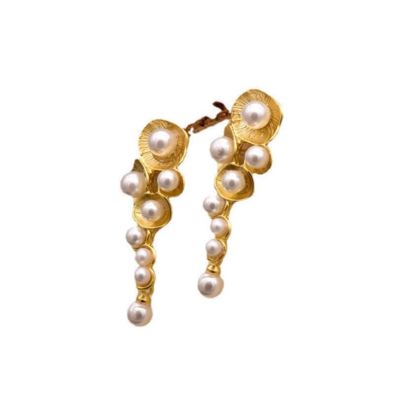 Handmade Natural Pearl Shell Earrings-Jewearrings