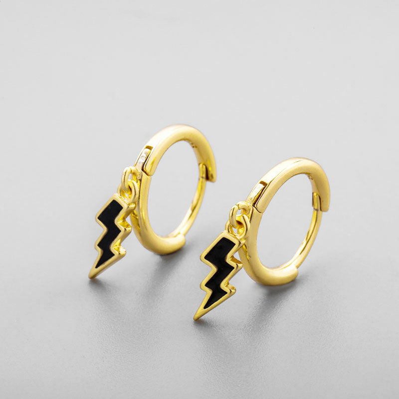 High Sense 18K Gold Earrings Female Ins Design Trend Temperament Diamond-Jewearrings