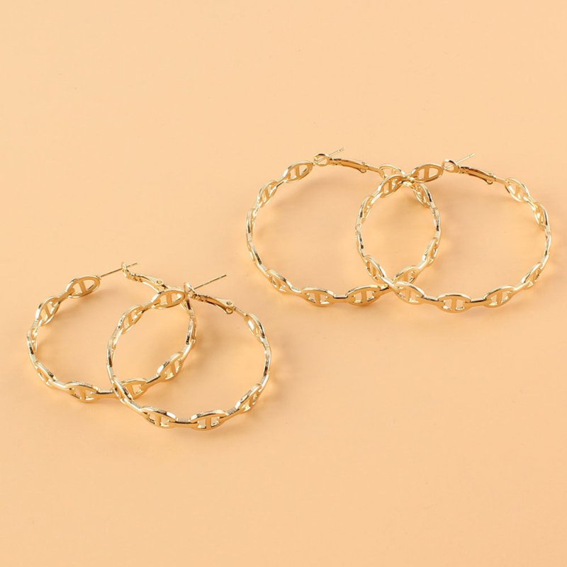 Hoop Earrings European And American Style Earrings Earrings-Jewearrings